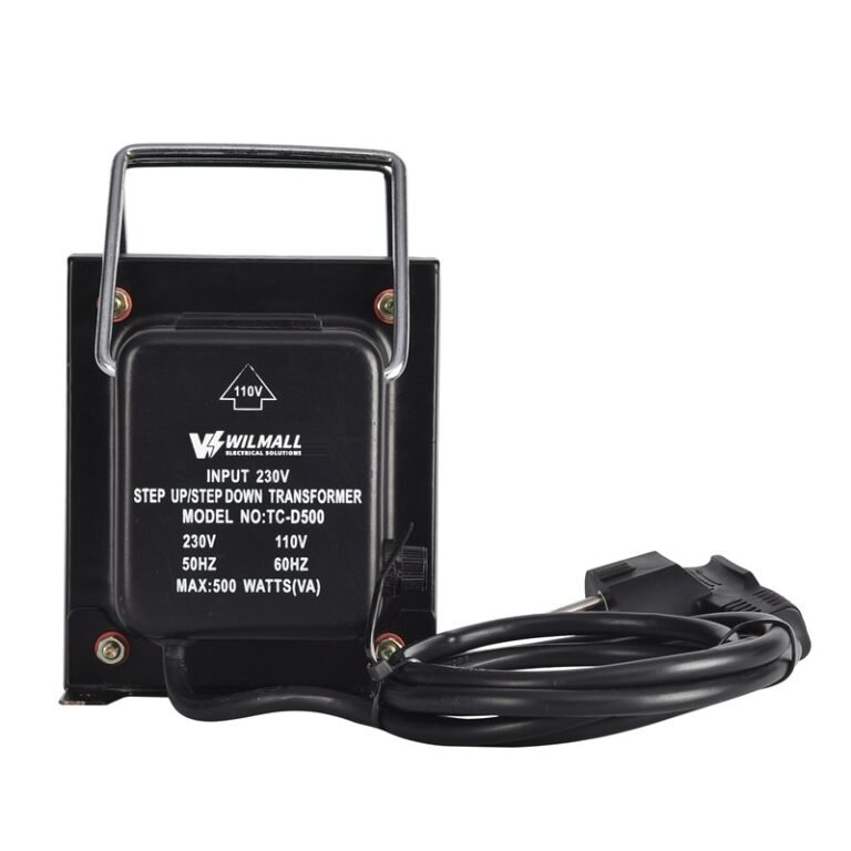 TC-D500 step up and step down transformer 500VA WILMALL view 1