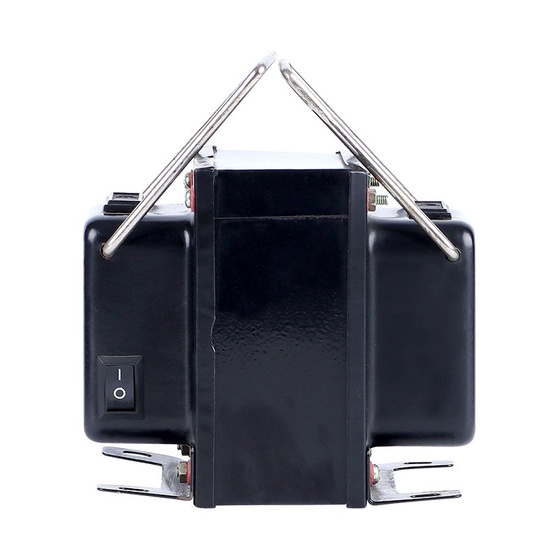 TC-1000 WILMALL step down transformer side view with switch