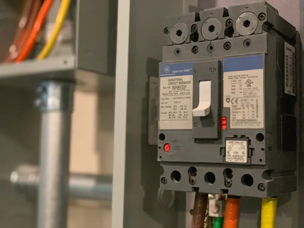 Electrical control panel with transformer