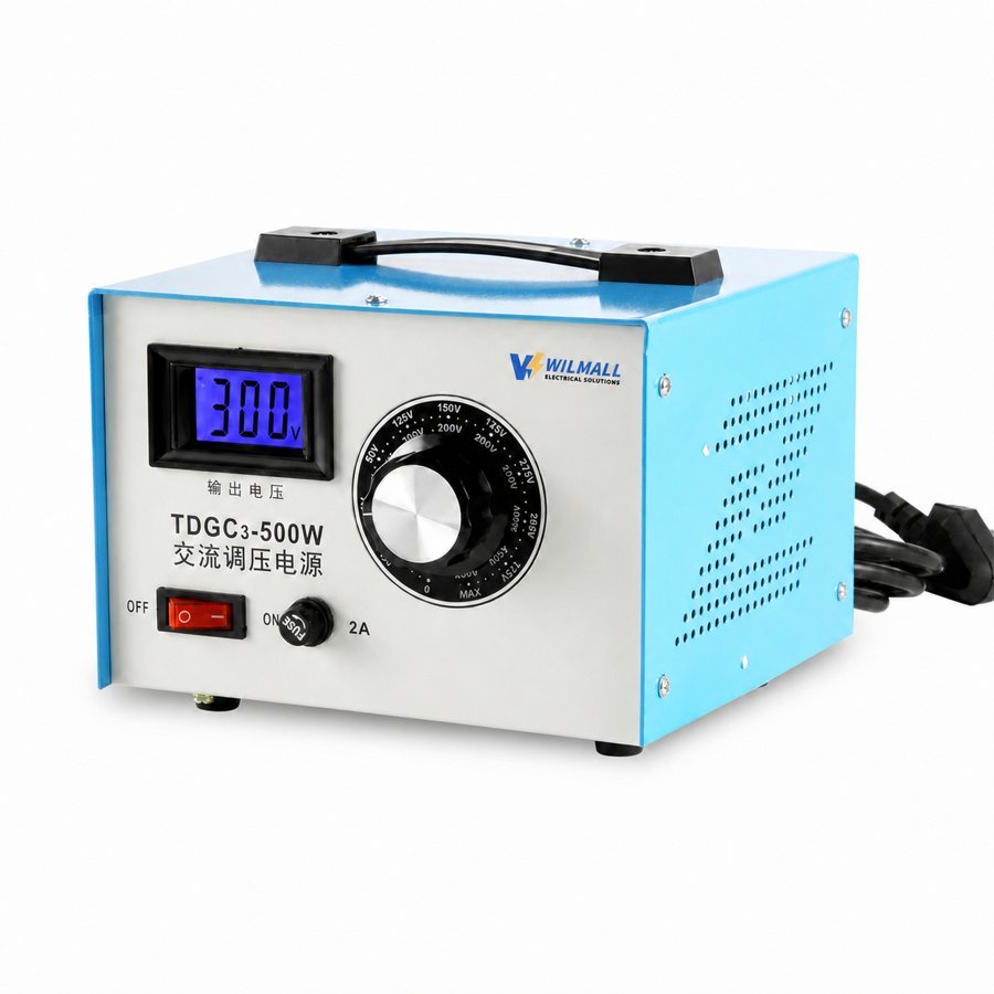 TDGC3-500W WILMALL variac with LCD digital display 0-300V