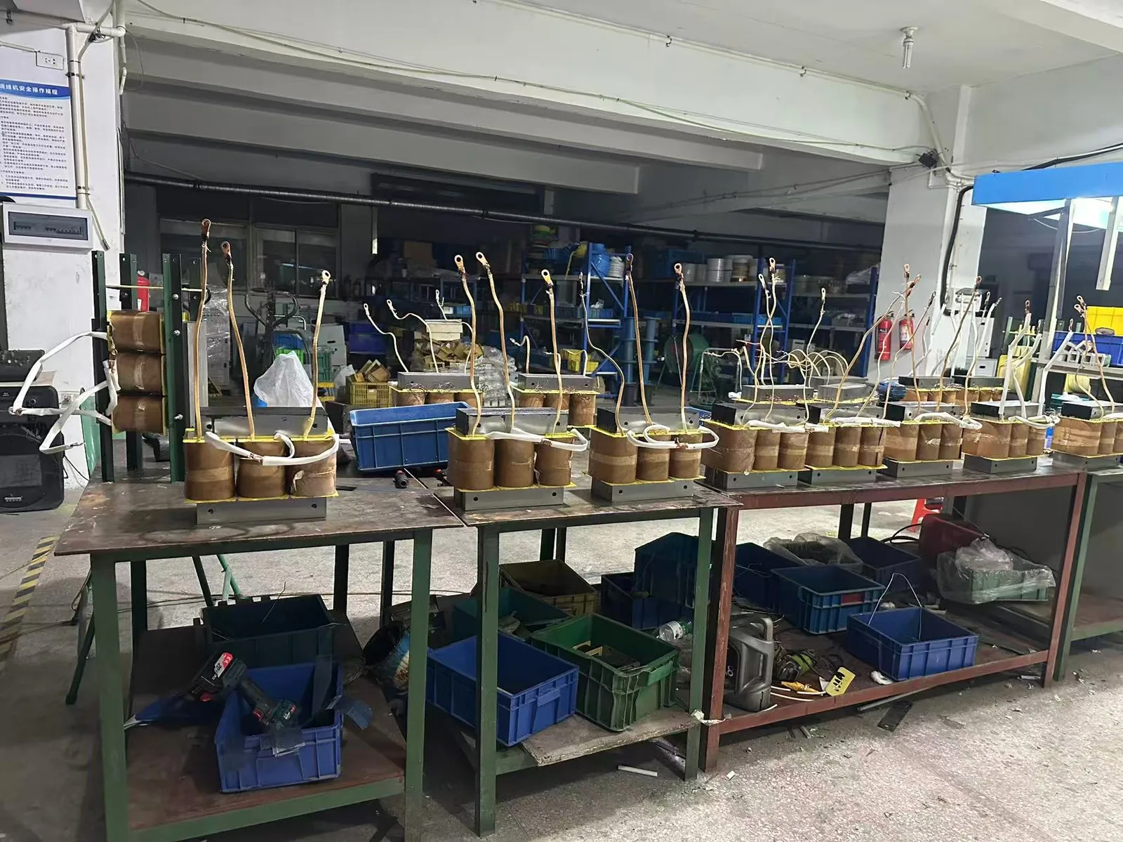Wilmall finished transformer on QC line ready for Egyptian export market