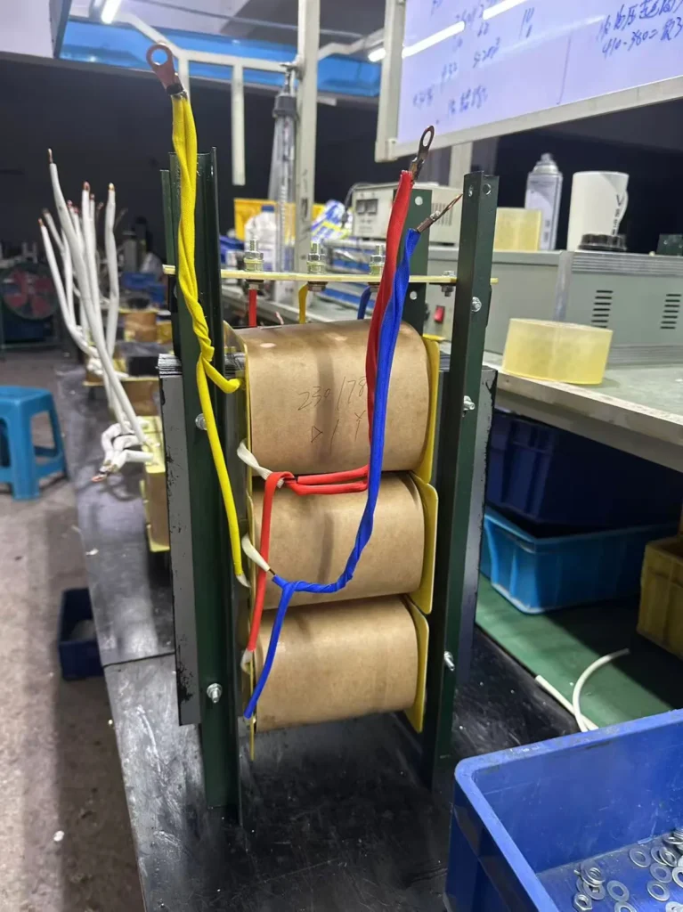 Wilmall material storage, step down transformer manufacturing