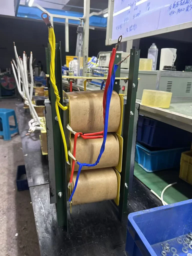 Wilmall material storage, step down transformer manufacturing