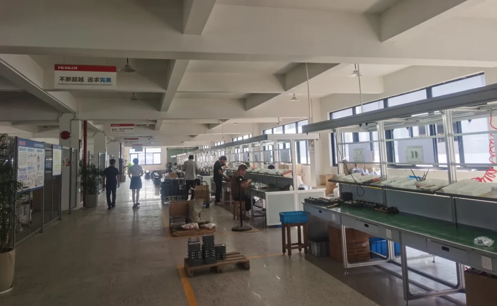 Wilmall QC inspection bench, voltage transformer production