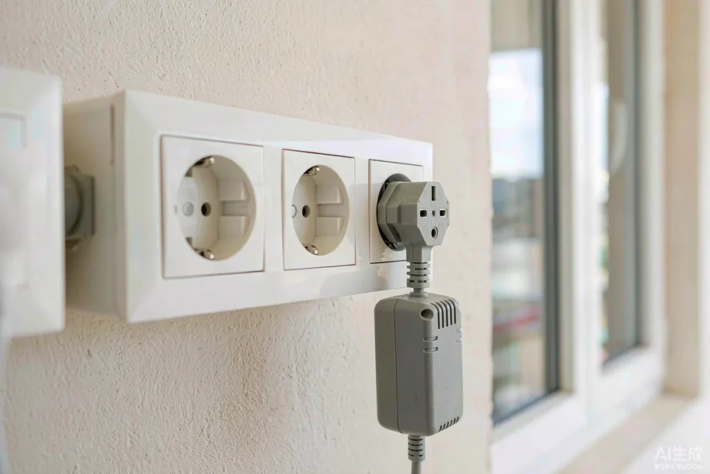 Brazilian NBR 14136 outlet with step down transformer