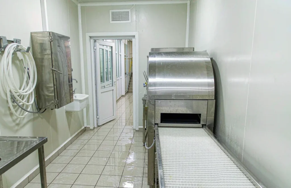 Step down transformer in a food processing plant feeding 110V packaging machinery