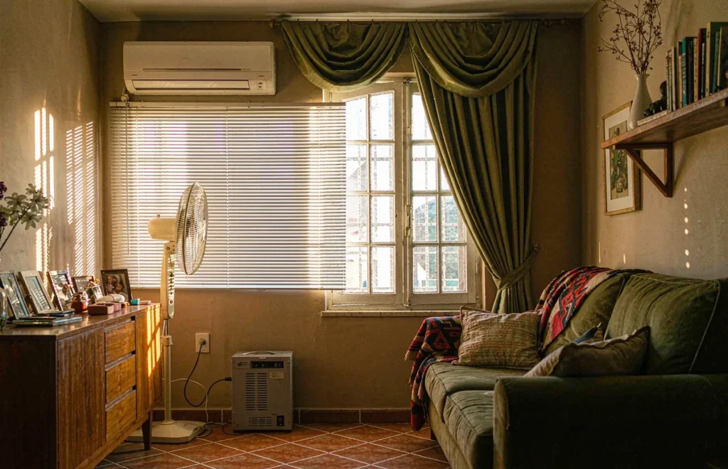 Step down transformer in an Asuncion home in Paraguay for 220V to 110V appliances