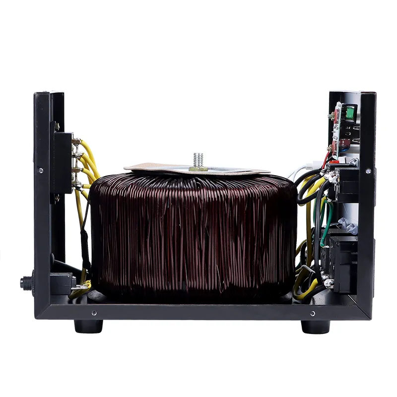 STU-3000VA toroidal transformer copper winding and internal wiring detail